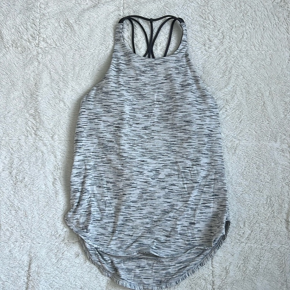 Lululemon Strappy Tank Top Yoga Workout Top 2 In 1 Women's 6